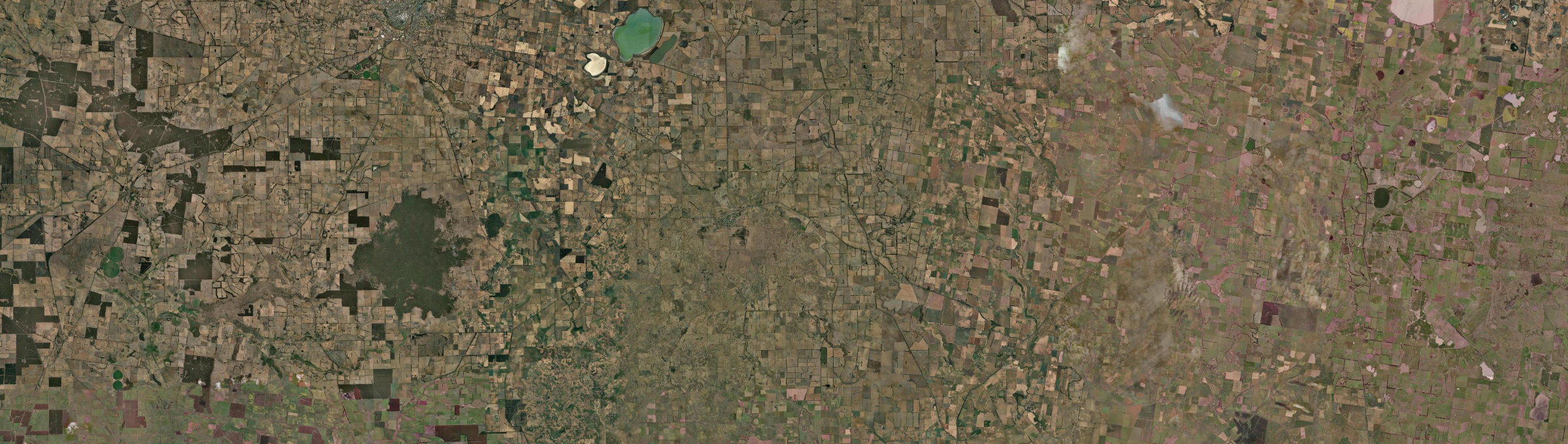 Aerial view of Penshurst (Vic.), VIC