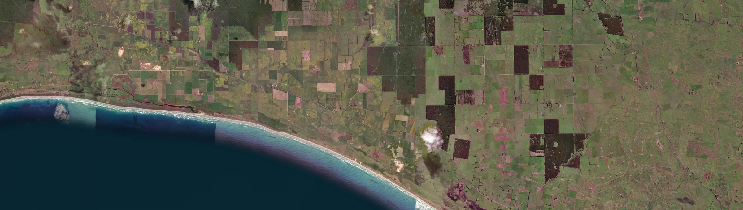 Aerial view of Codrington (Vic.), VIC