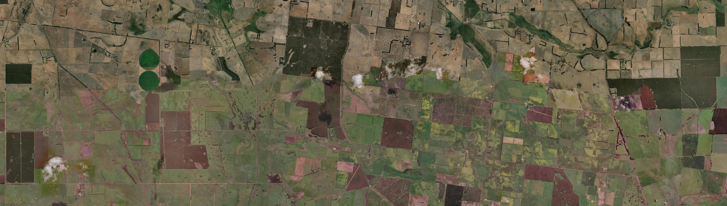 Aerial view of Knebsworth, VIC