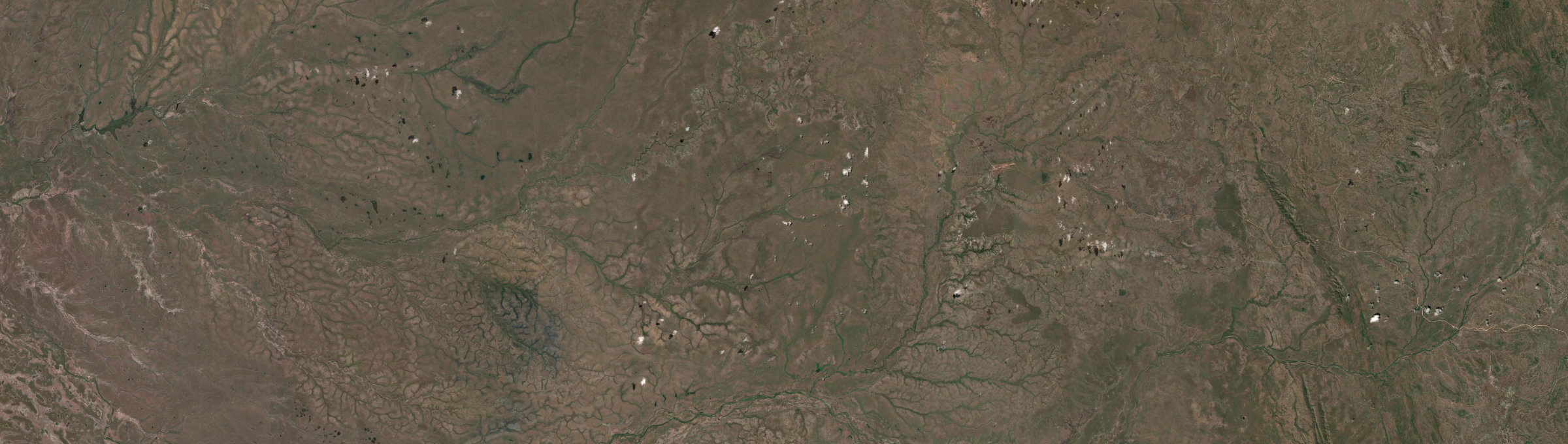 Aerial view of Holroyd River, QLD