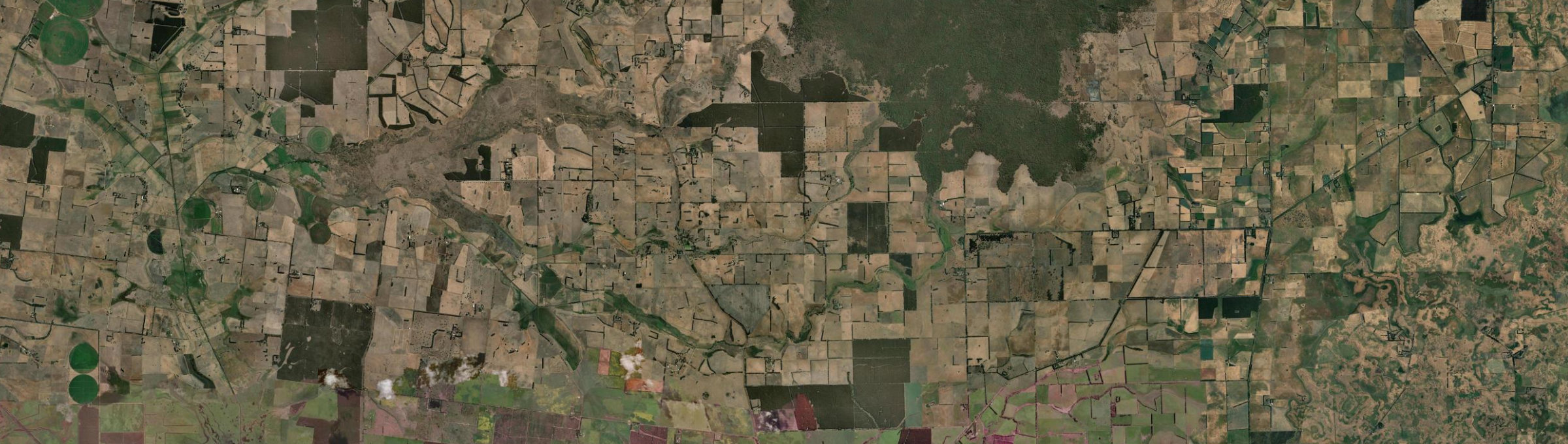 Aerial view of Byaduk, VIC