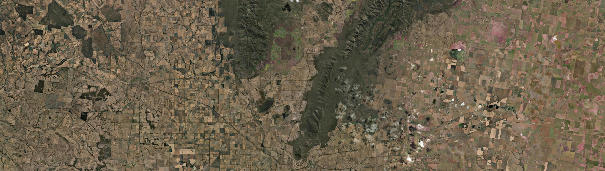 Aerial view of Victoria Valley (Vic.), VIC