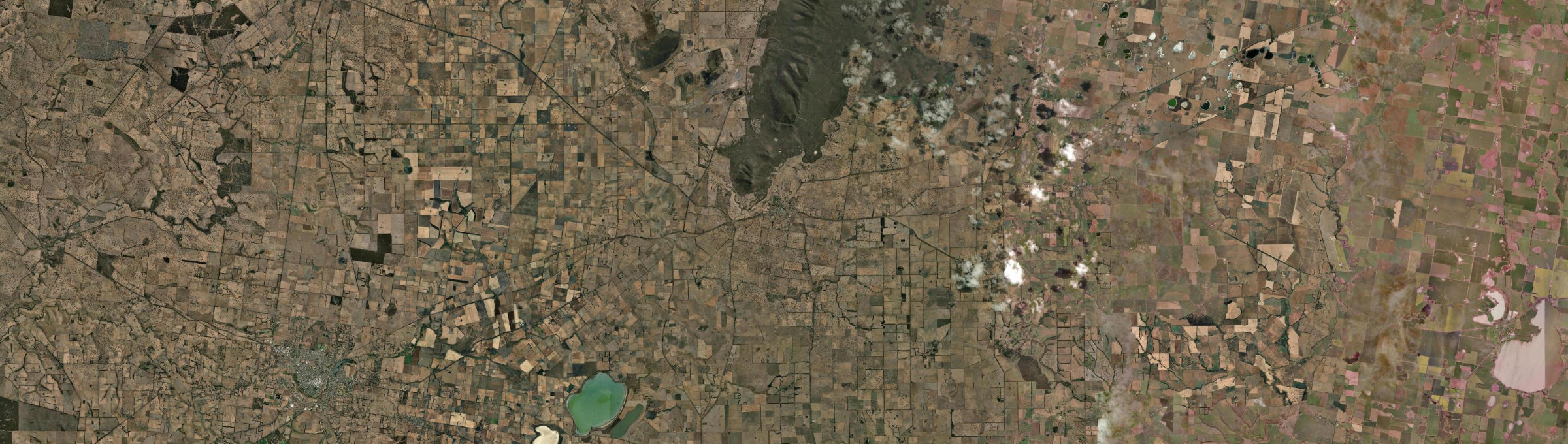 Aerial view of Dunkeld (Vic.), VIC
