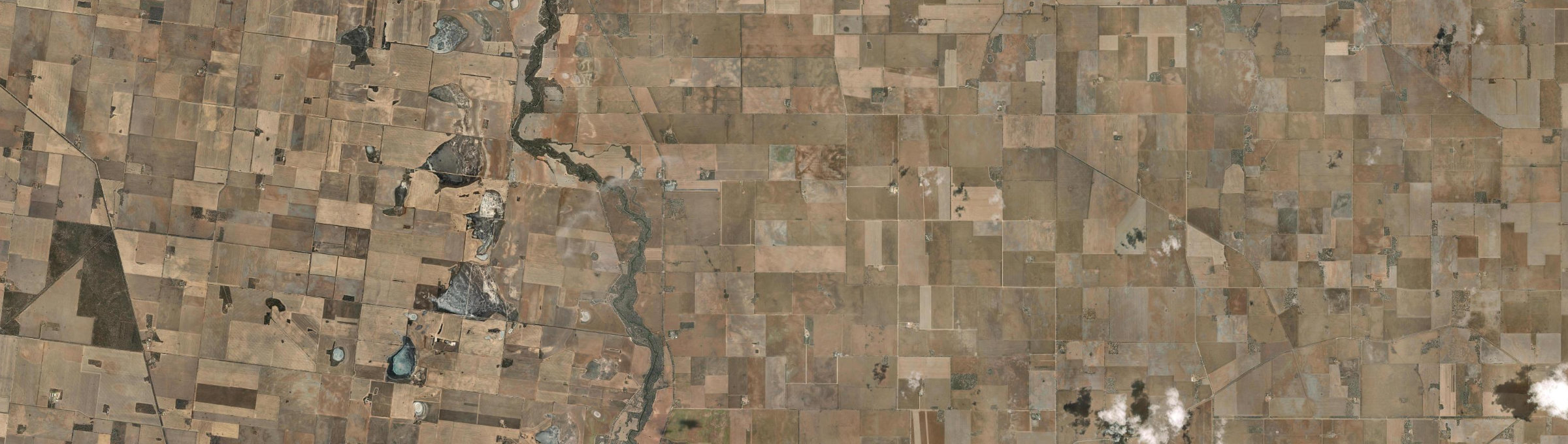 Aerial view of Tarranyurk, VIC