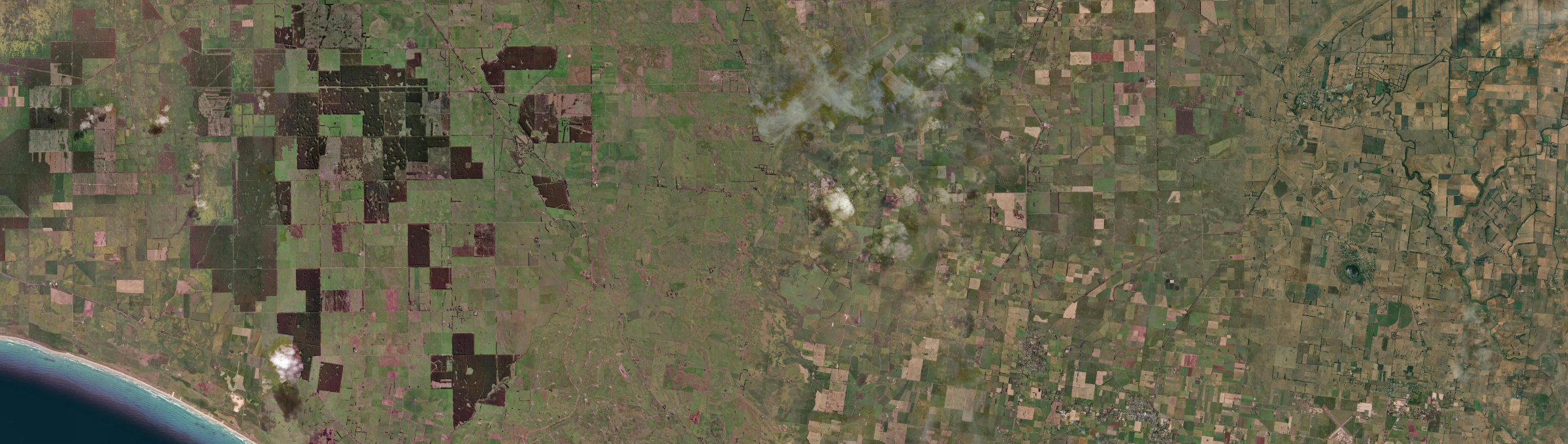 Aerial view of Tarrone, VIC