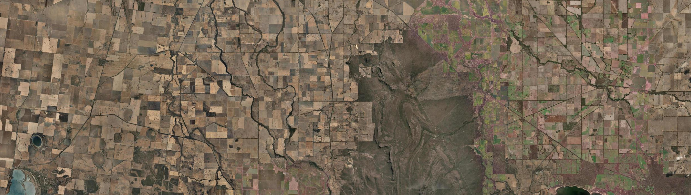 Aerial view of Laharum, VIC