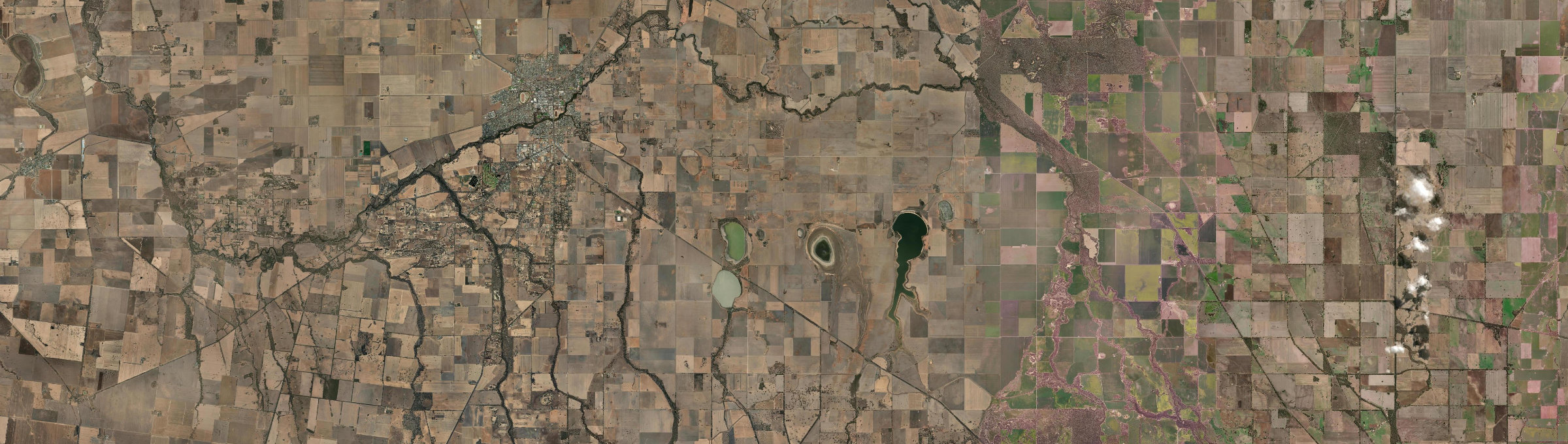 Aerial view of Drung, VIC