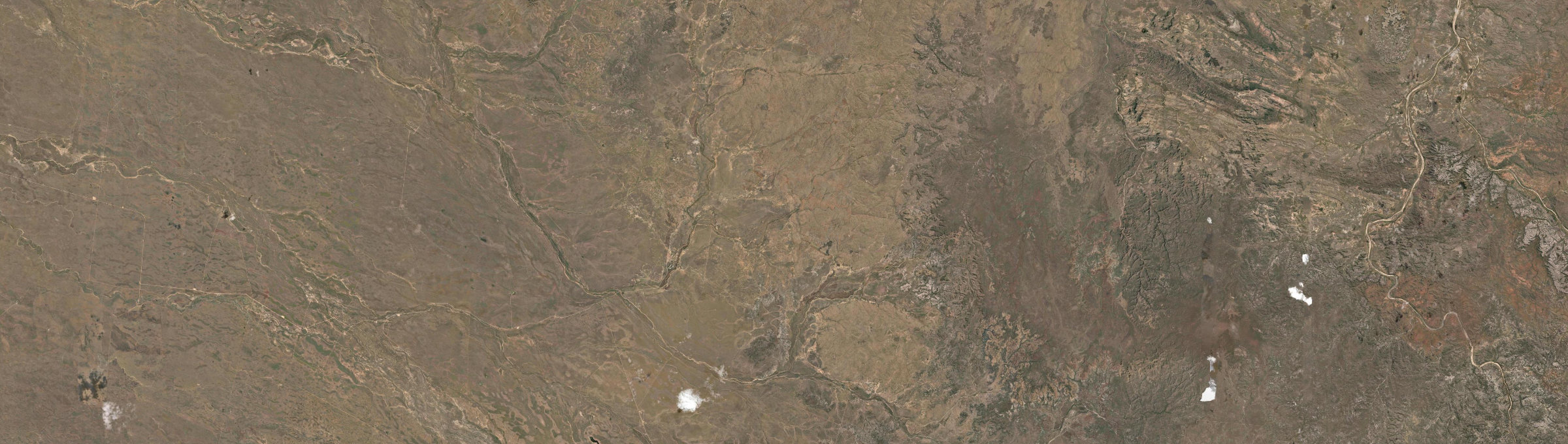 Aerial view of Esmeralda, QLD