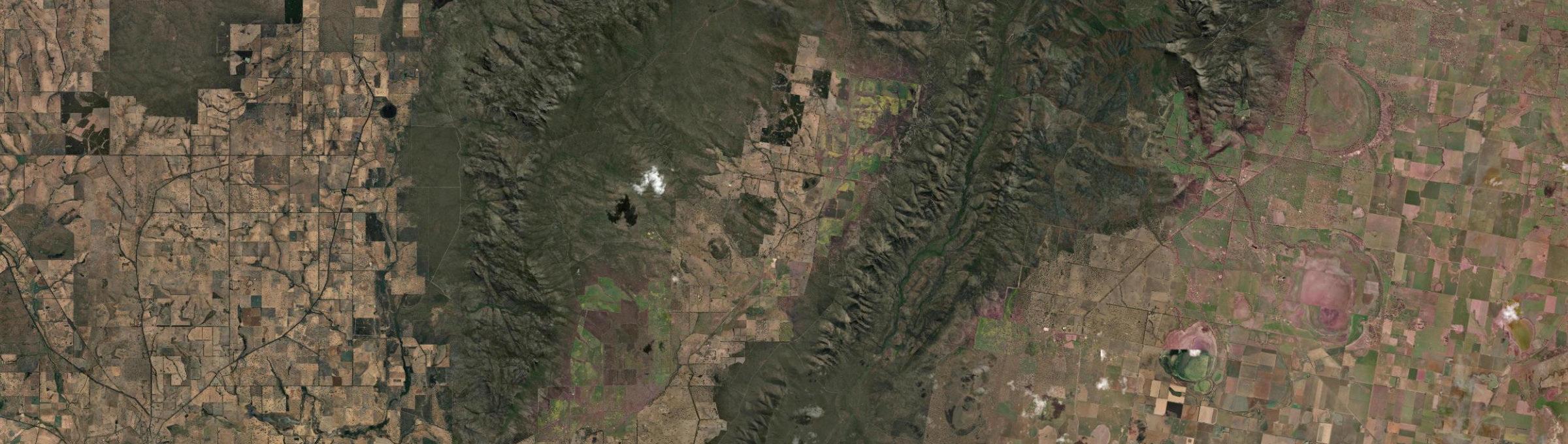 Aerial view of Mirranatwa, VIC