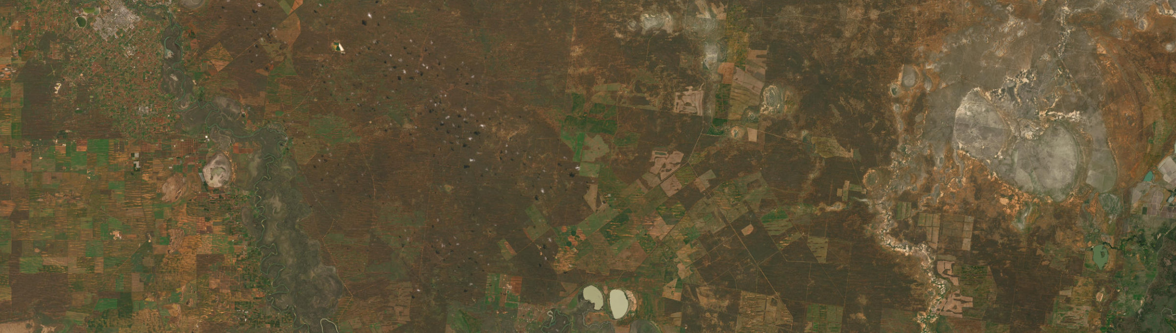 Aerial view of Euston, NSW