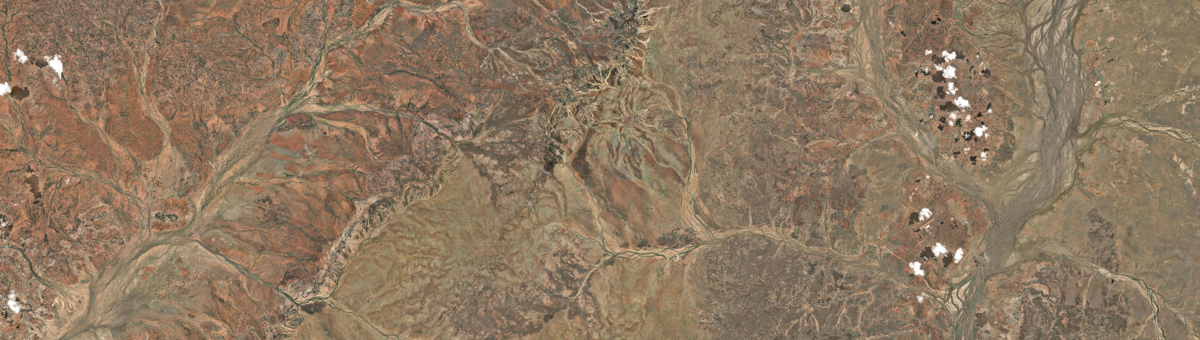 Aerial view of Stonehenge (Barcoo - Qld), QLD