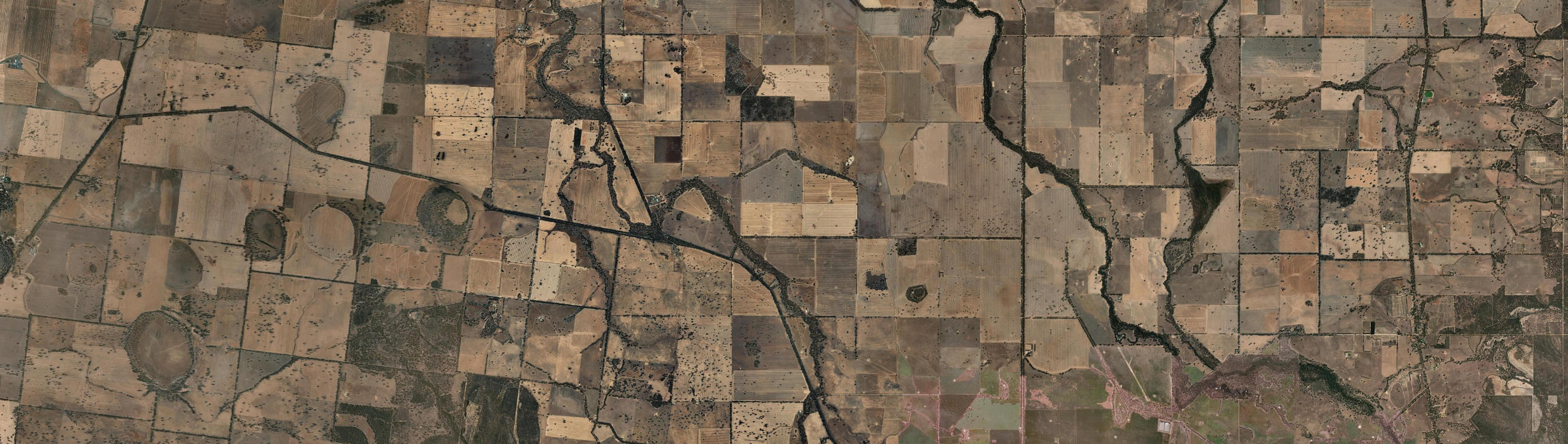 Aerial view of Mockinya, VIC