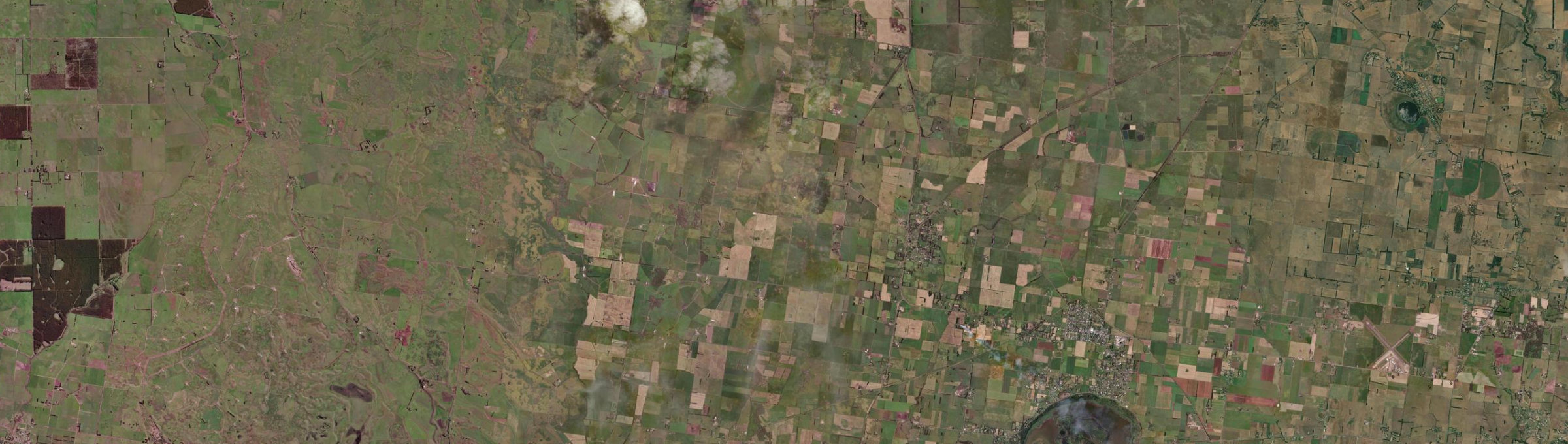 Aerial view of Kirkstall, VIC