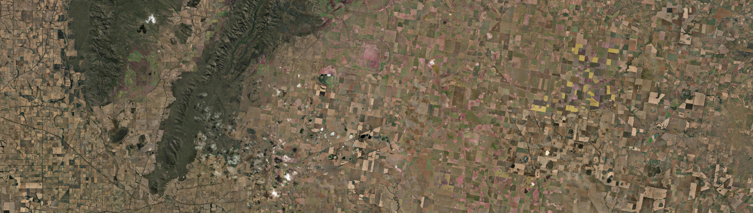 Aerial view of Willaura, VIC