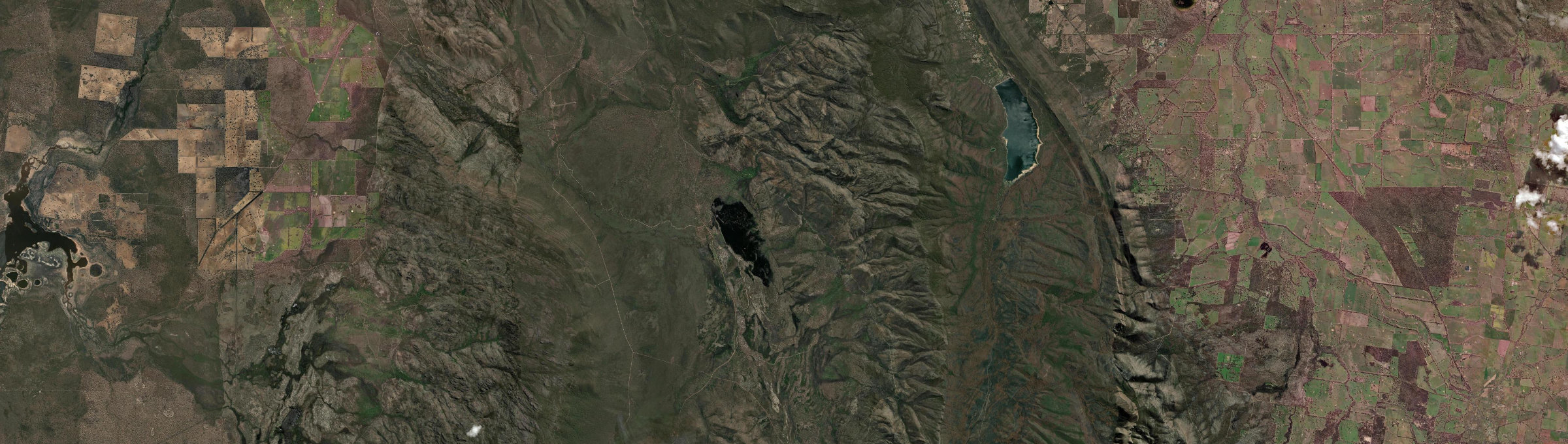 Aerial view of Bellfield (Northern Grampians - Vic.), VIC