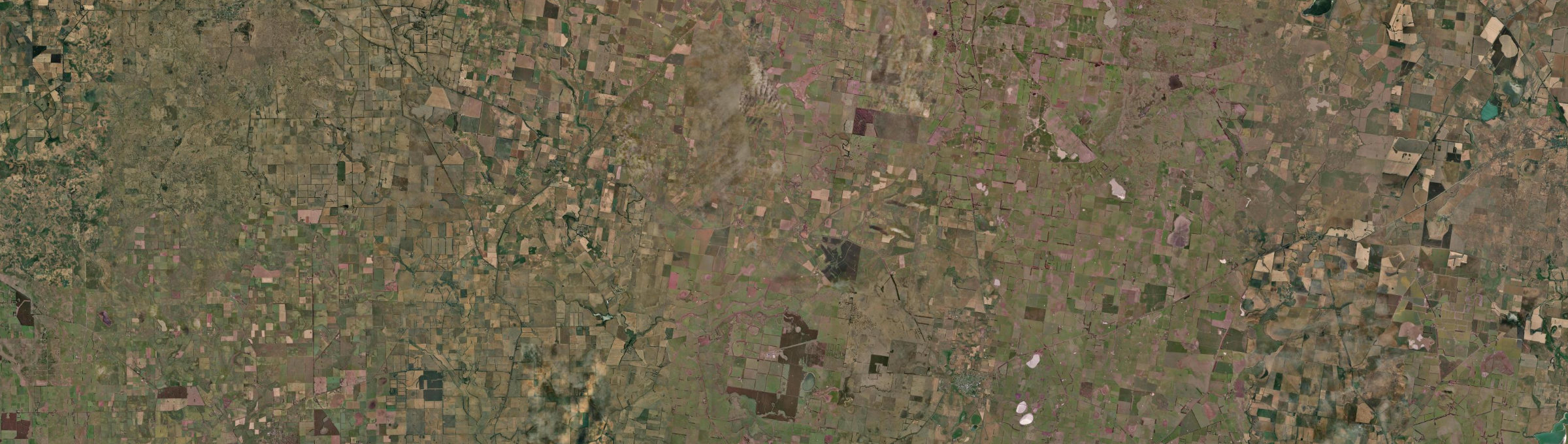 Aerial view of Hexham (Vic.), VIC