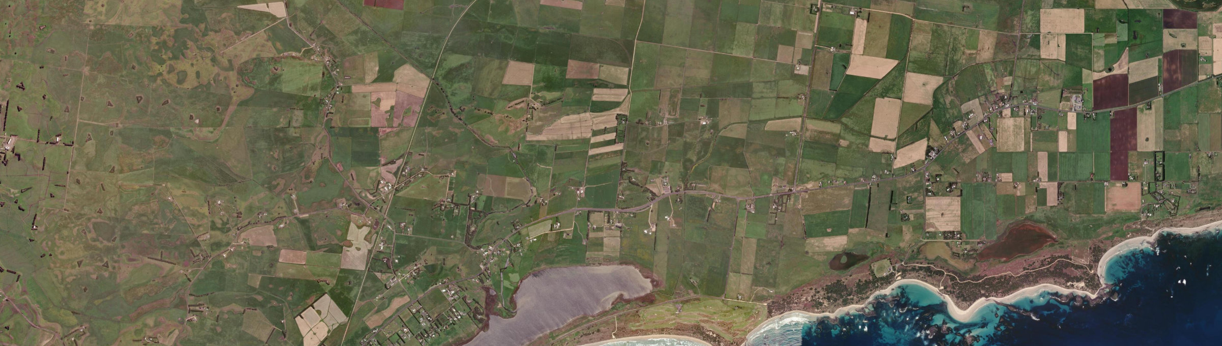 Aerial view of Rosebrook (Vic.), VIC