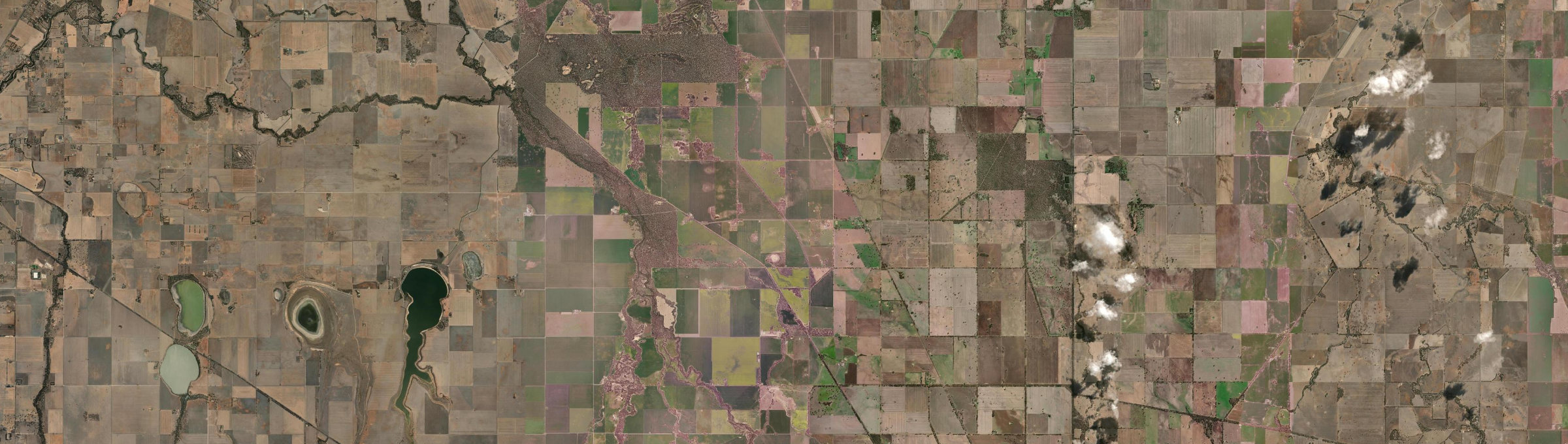Aerial view of Lubeck, VIC
