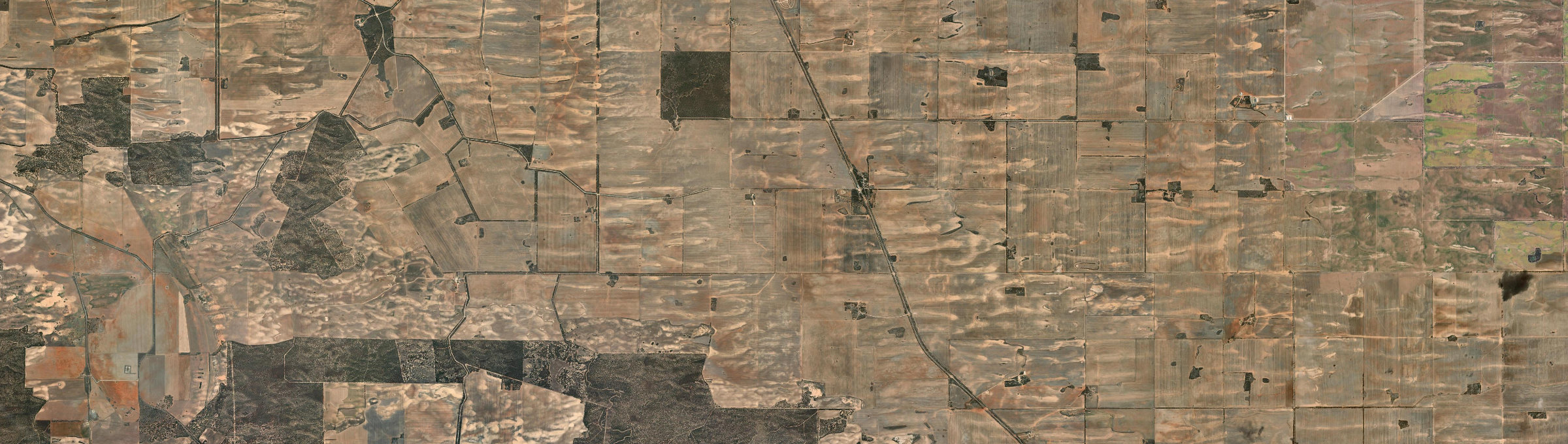 Aerial view of Turriff, VIC