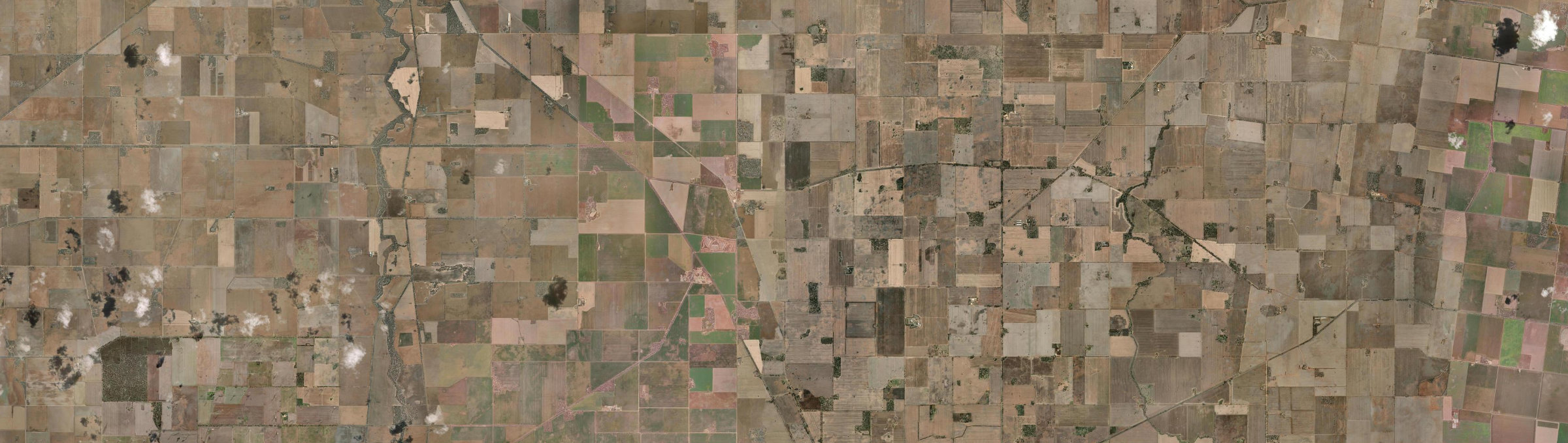 Aerial view of Sheep Hills, VIC