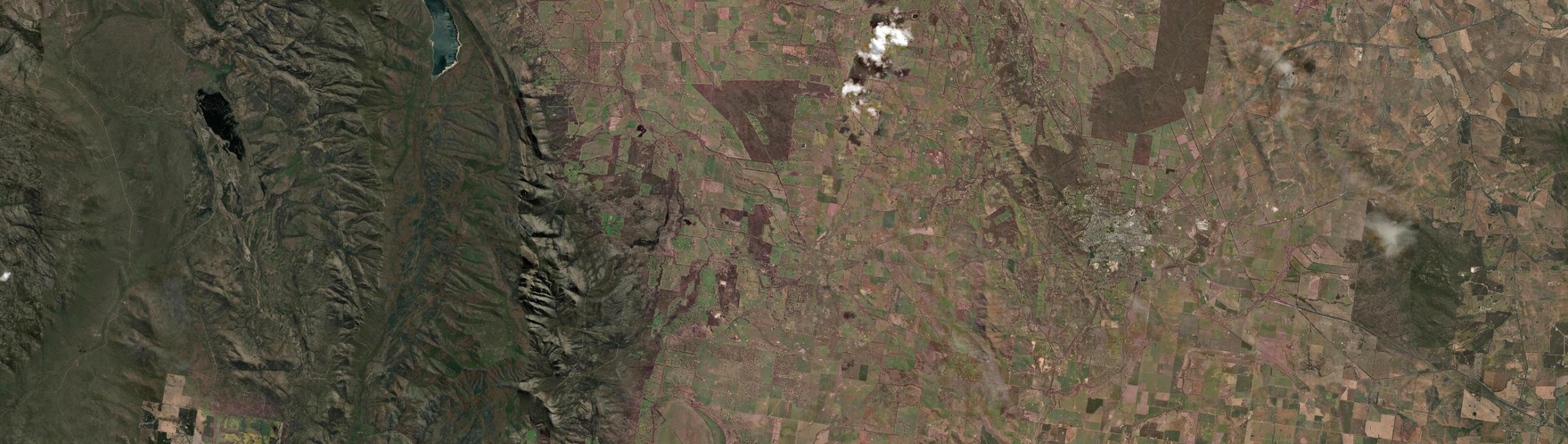 Aerial view of Moyston, VIC