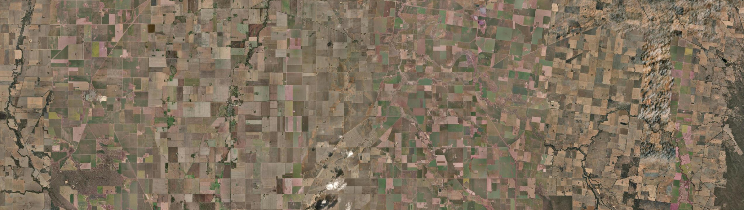 Aerial view of Banyena, VIC