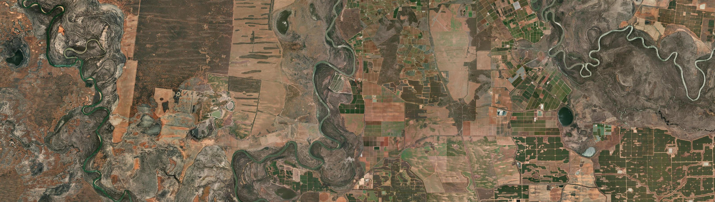 Aerial view of Happy Valley (Swan Hill - Vic.), VIC