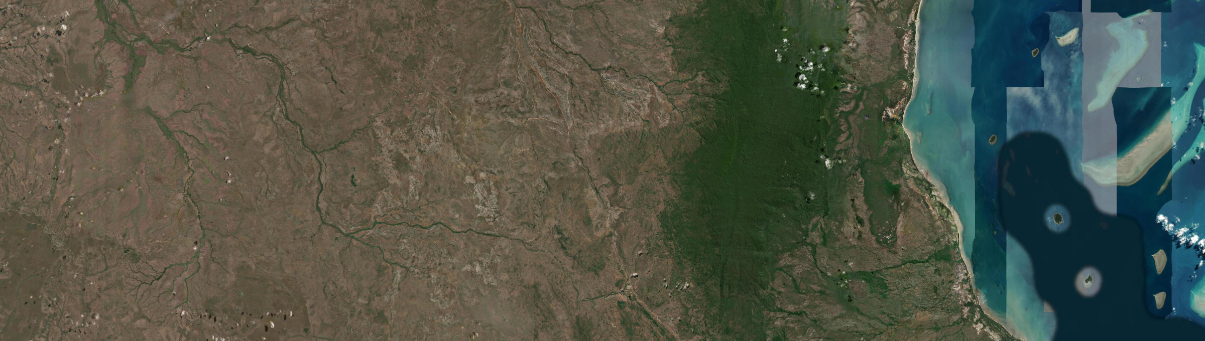 Aerial view of Coen, QLD
