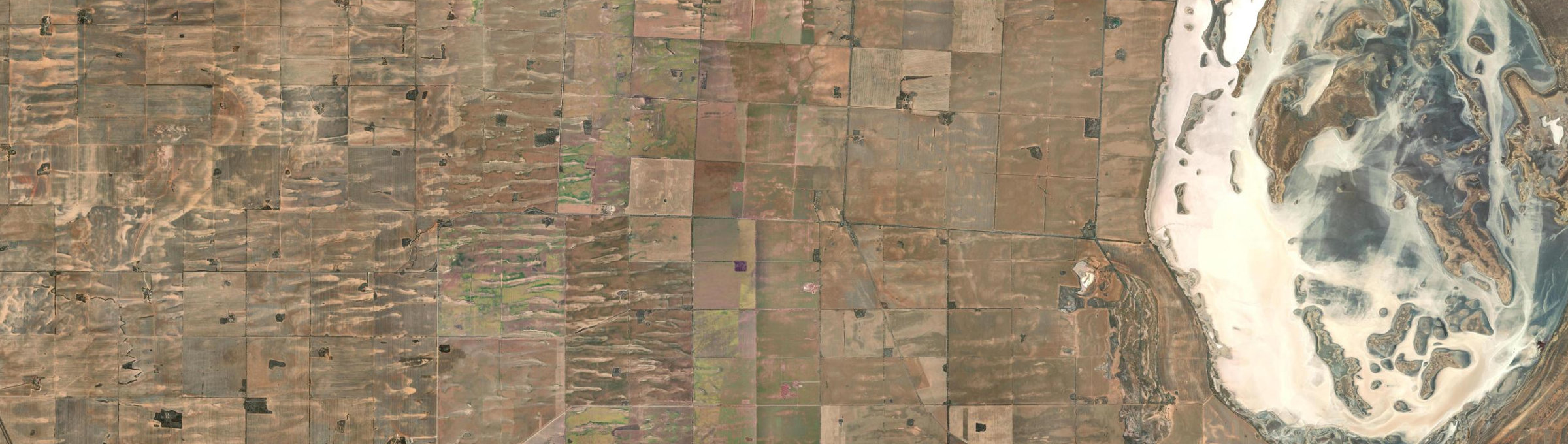 Aerial view of Nyarrin, VIC
