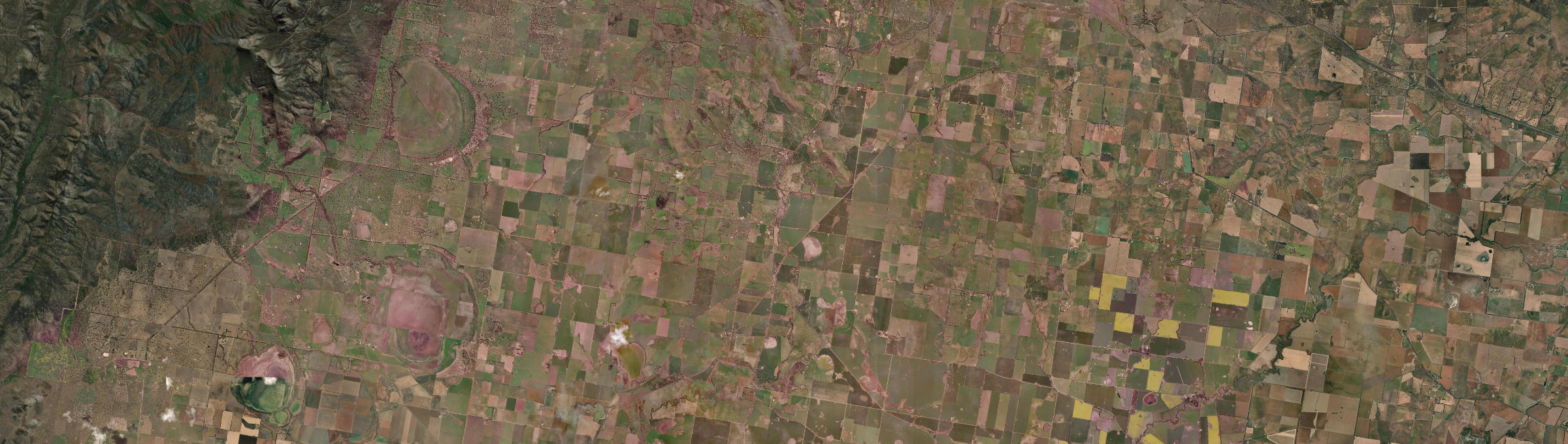 Aerial view of Maroona, VIC