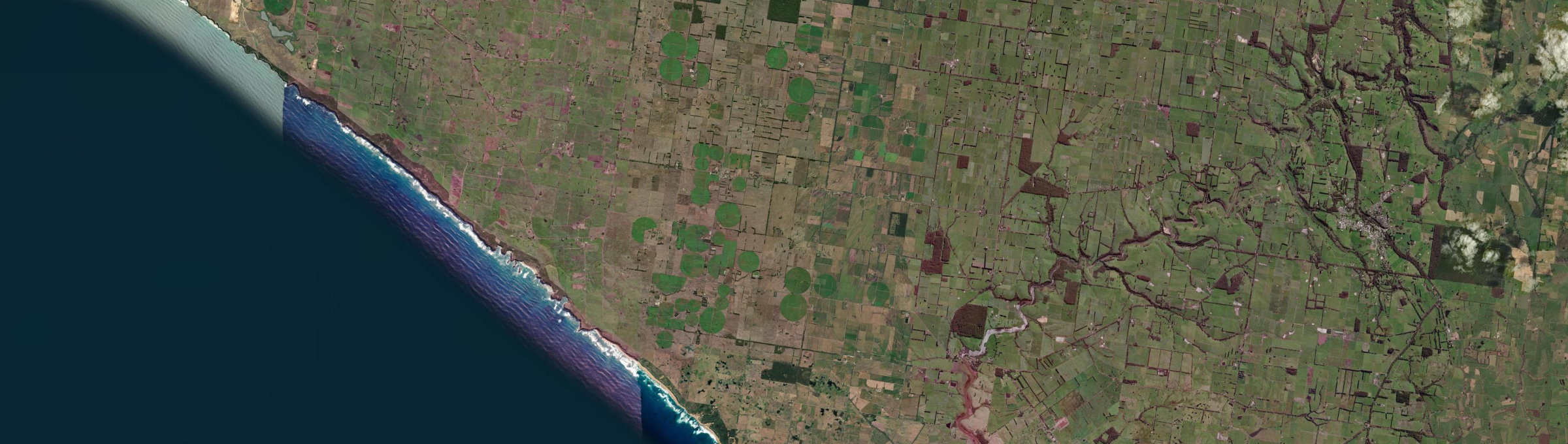 Aerial view of Nullawarre, VIC