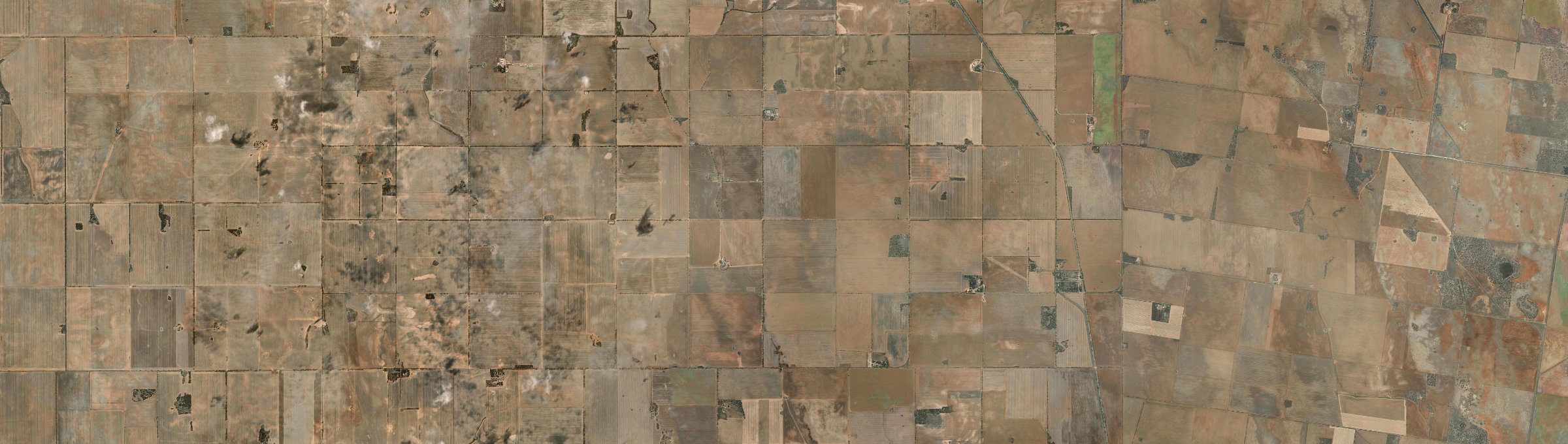 Aerial view of Curyo, VIC