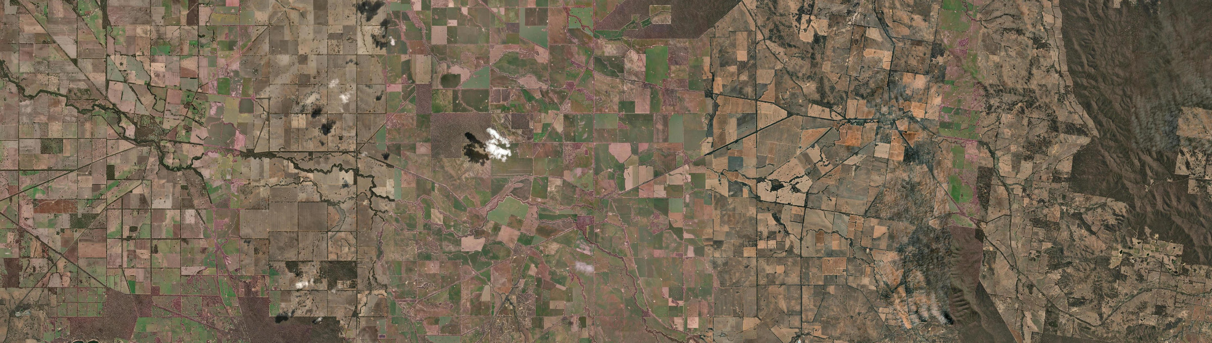 Aerial view of Greens Creek (Vic.), VIC