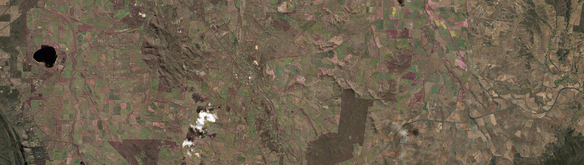 Aerial view of Great Western, VIC