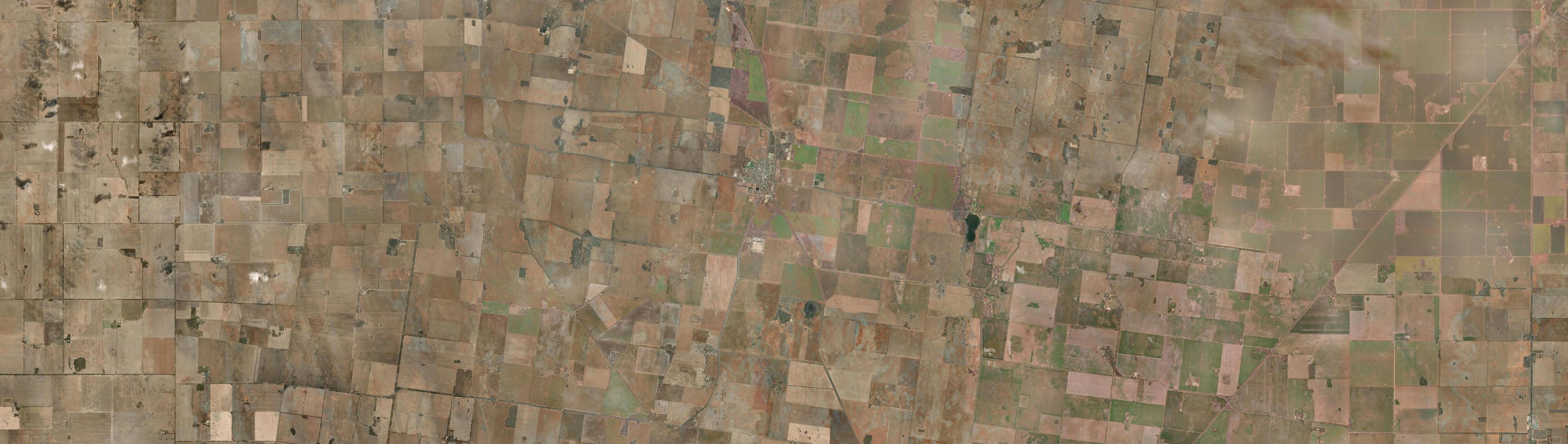 Aerial view of Birchip, VIC
