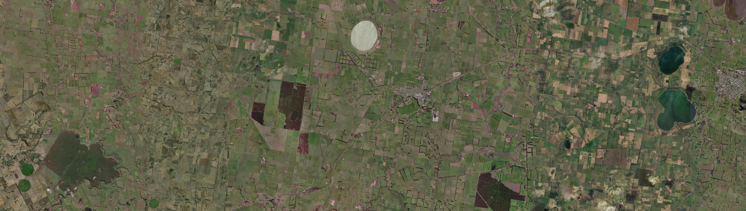 Aerial view of Terang, VIC