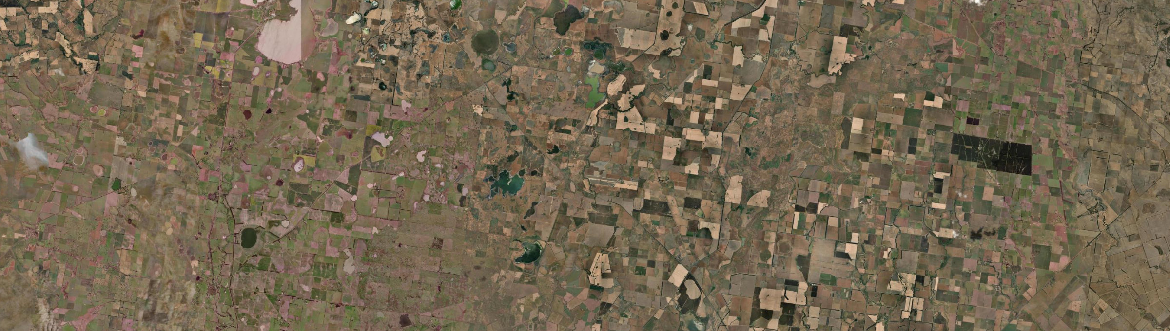 Aerial view of Pura Pura, VIC
