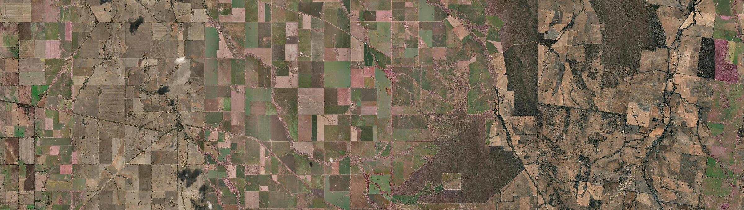 Aerial view of Wallaloo East, VIC