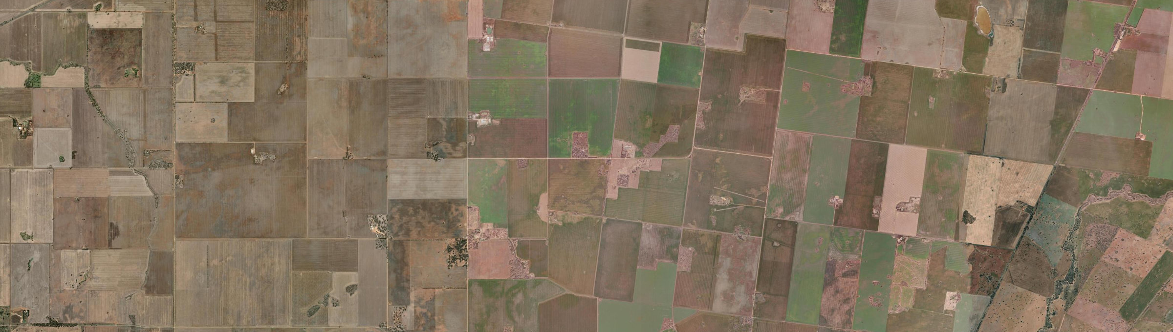 Aerial view of Laen, VIC