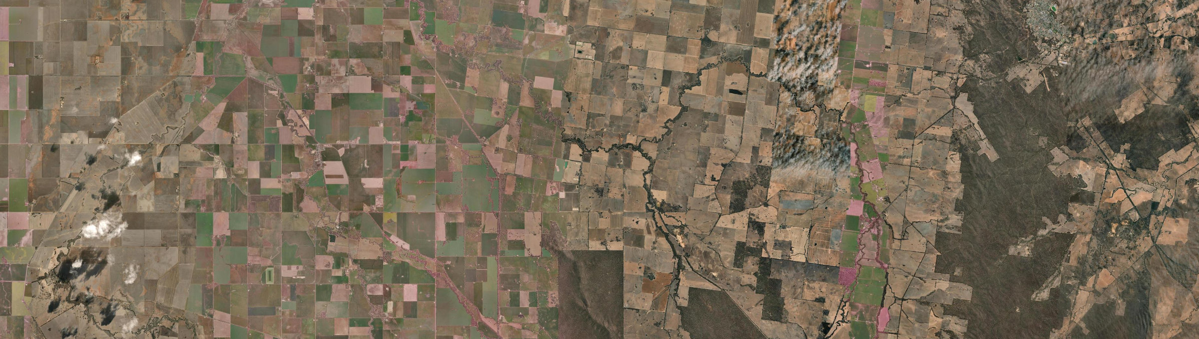 Aerial view of Gre Gre South, VIC