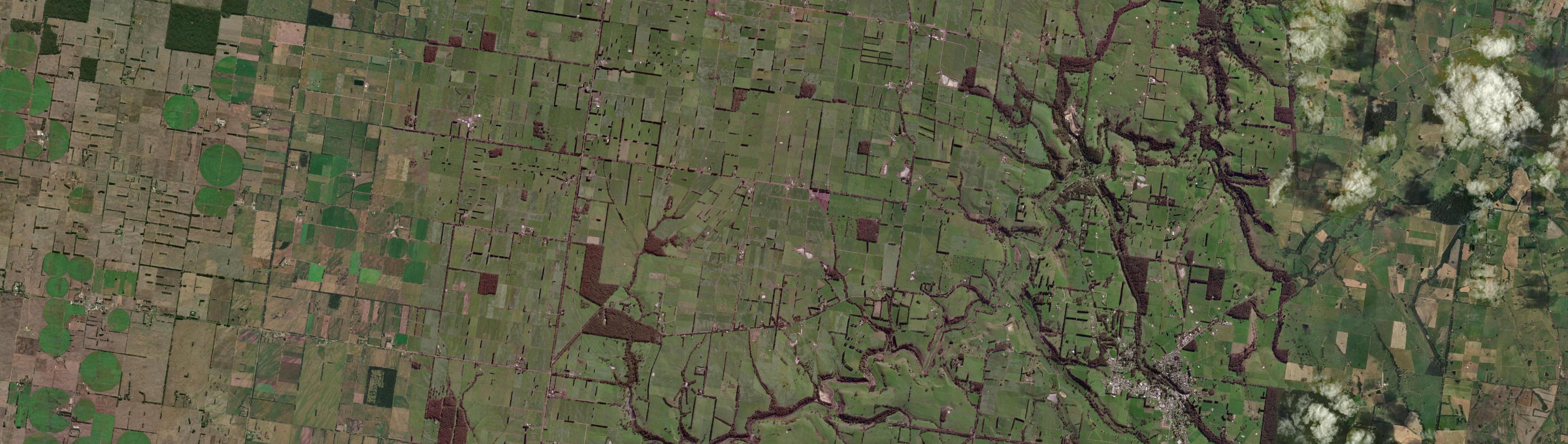 Aerial view of Brucknell, VIC