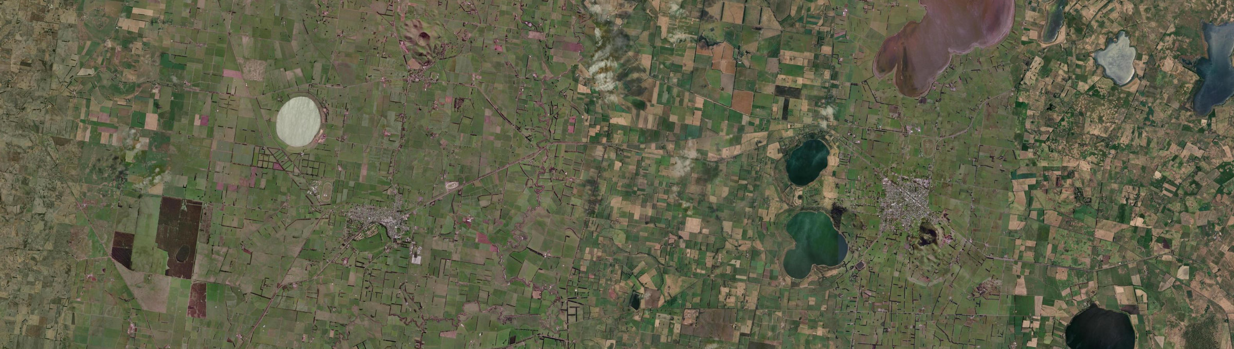 Aerial view of Boorcan, VIC
