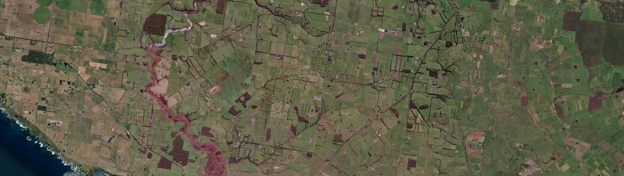 Aerial view of Timboon West, VIC