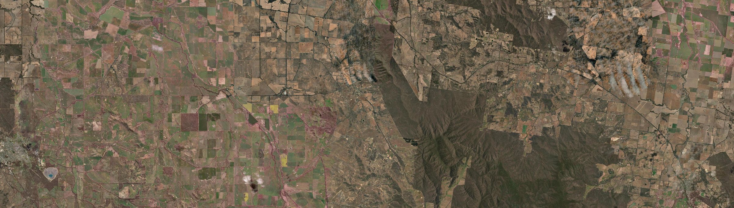 Aerial view of Landsborough (Vic.), VIC