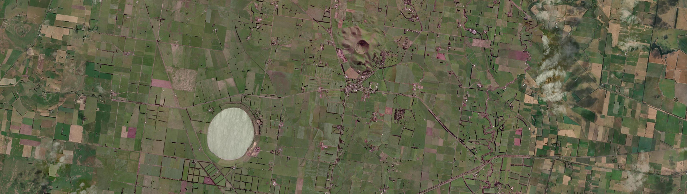 Aerial view of Noorat, VIC