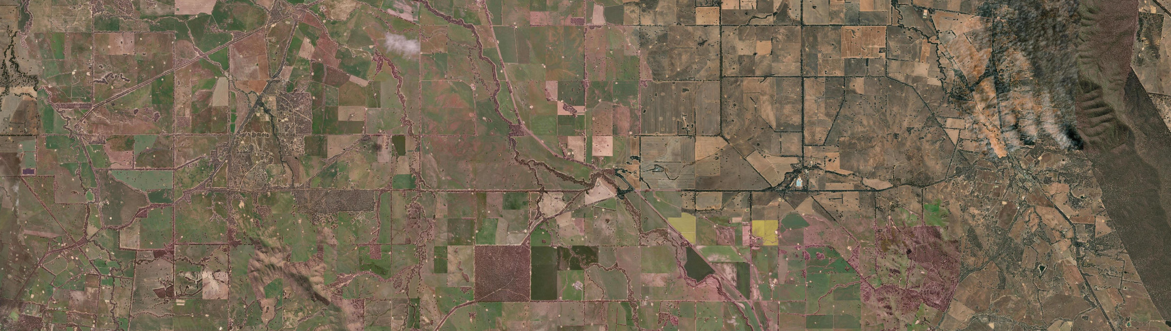 Aerial view of Joel Joel, VIC