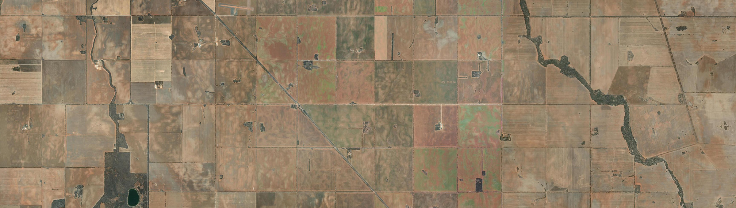 Aerial view of Boigbeat, VIC
