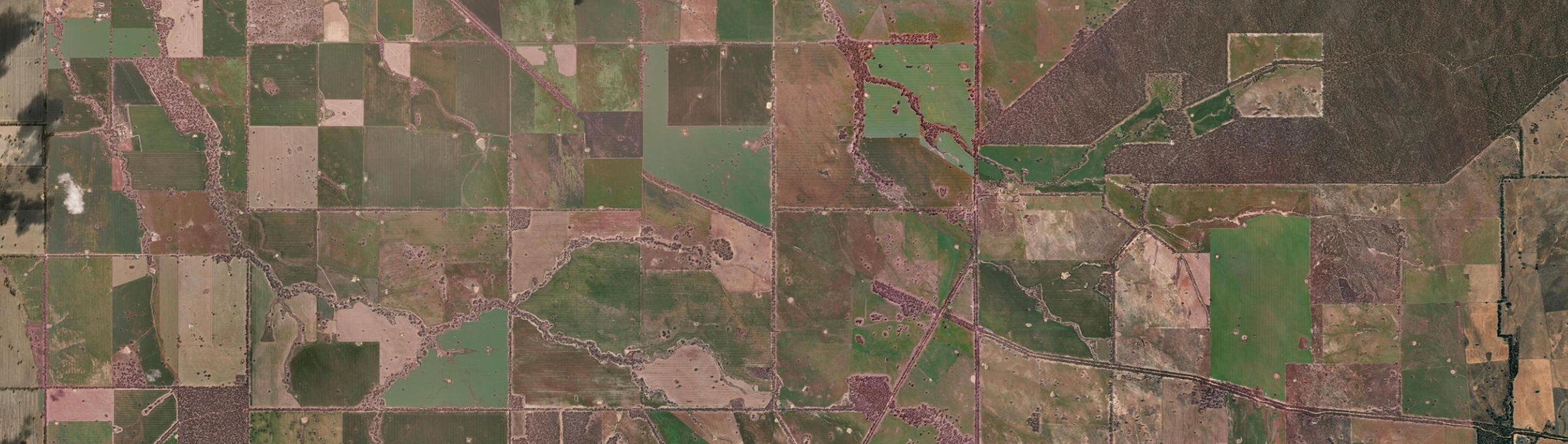 Aerial view of Morrl Morrl, VIC