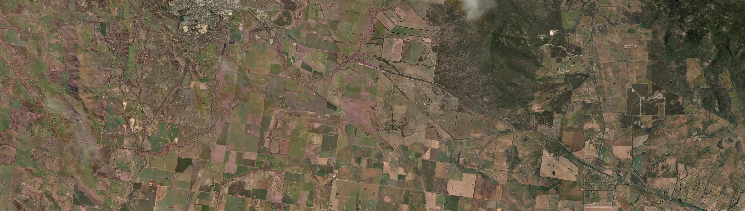 Aerial view of Dobie, VIC