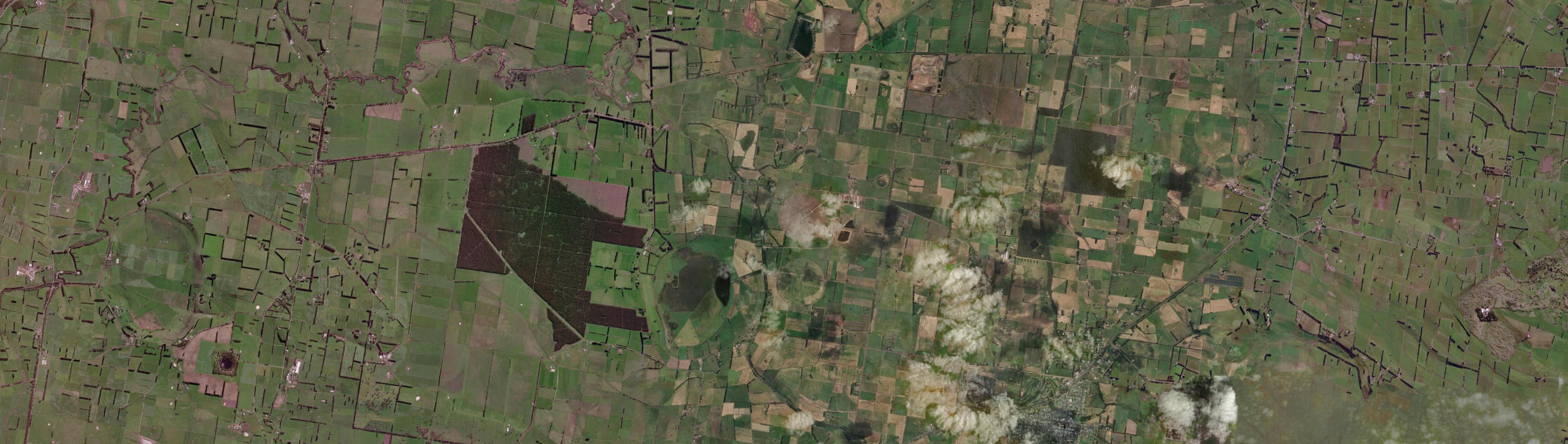 Aerial view of Cobrico, VIC